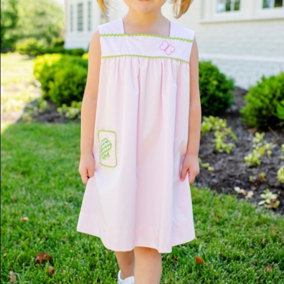 NWOT TBBC Rosemary Ric Rac Dress with Frog Applique $ firm - Picture 7 of 8